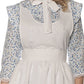 Pioneer Womens Costume With Apron And Bonnet | Small