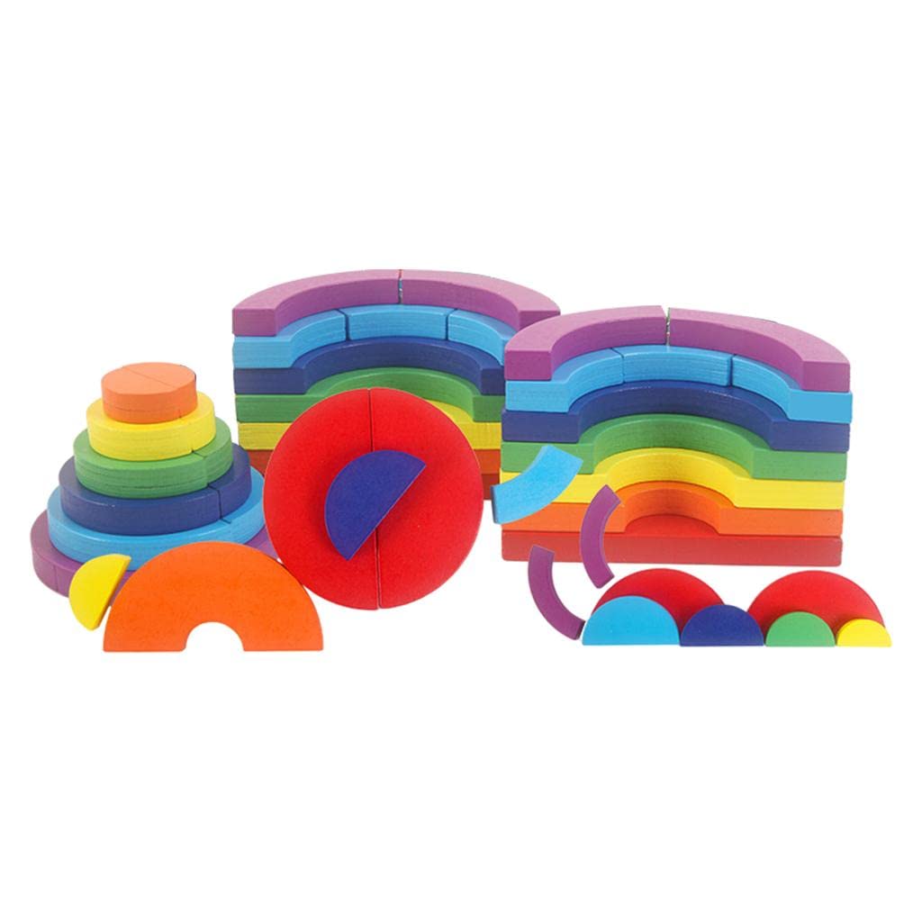 ILSMYSUTRA 1 Set Building Blocks Puzzle Toys Sorting Stacking Games for Babies Gifts