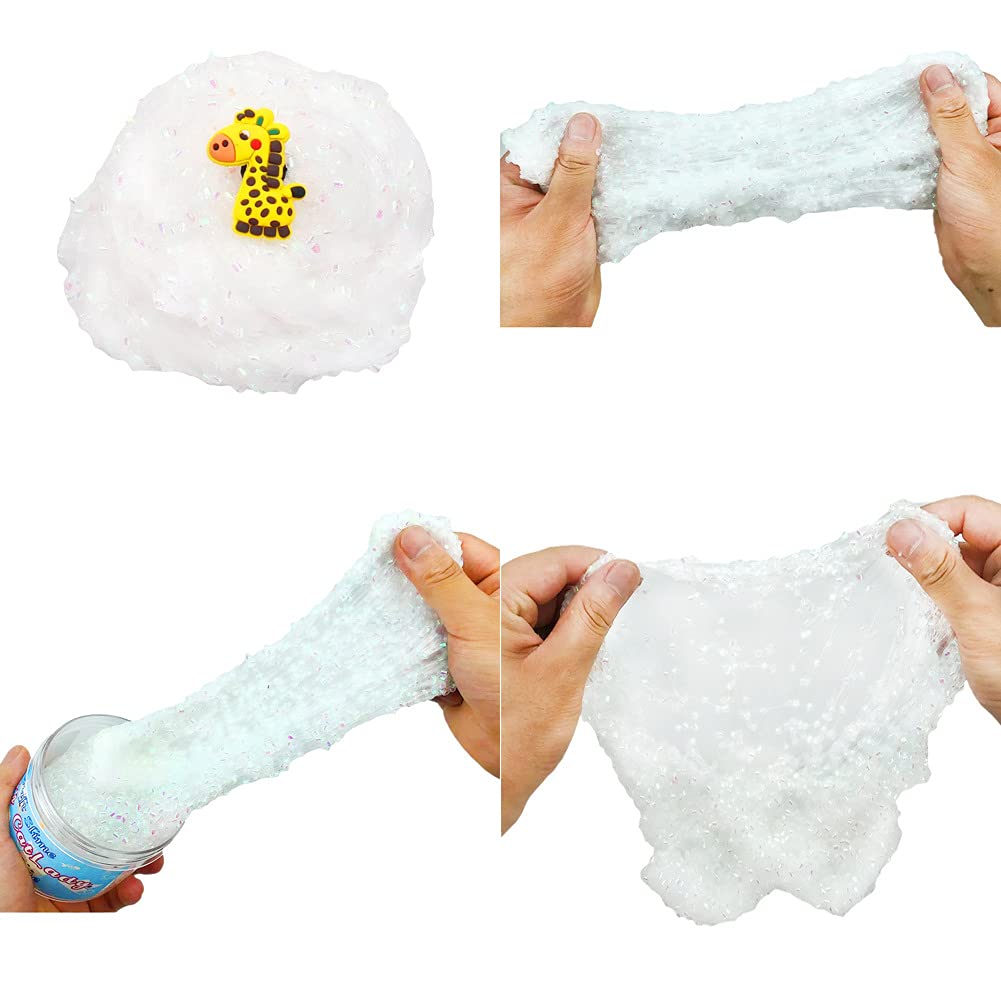 Flinpex Butter Slime Kit Cloud Slime Diy Unmixed Snow Rice Peachybbies Slime Kit For Girls, Education Party Favor Gift And Birthday, Slime Kit For Boys, Slime Kits, Fluffy, Soft, 70Ml 2.5Oz (Blue)