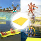 Outroad 12FT Floating Water Pad Mat, 3 Layers XPE Foam Lily Pad for Beach, Ocean, Lake, Roll-Up Floating Island for Water Recrea