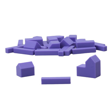 Bkprint3D Replacement Pieces For Catan Board Game | Settlers Pieces | 82 Colors | Base Set | (17_Violet)