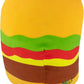 Cats Vs. Pickles Cheeseburger Cat Plushie 8.6-Inch Bean-Filled Soft Toy For Kids Adults Collectors