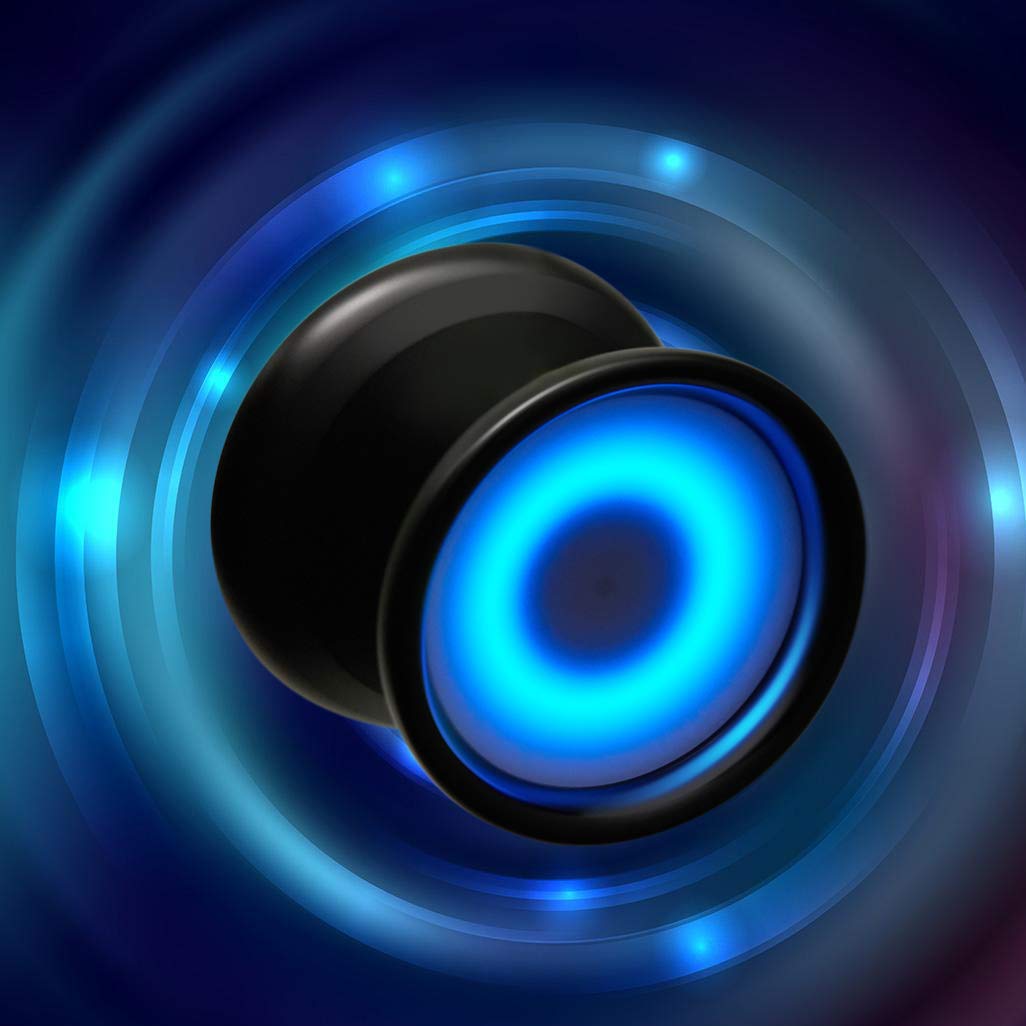 MAGICYOYO Y02 Aurora Light Up Unresponsive Yoyo - Blue LED, Medium Size, Includes Glove, Storage Bag, Extra Battery & 12 Strings