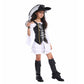 Pgond Cute Pirate Girls Halloween Dress Up Costume L