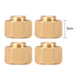 INJORA Brass Wheel Hex Hub 5mm(+1mm) Extenders Adaptor for 1/18 RC Crawler Car TRX4M Upgrade Parts