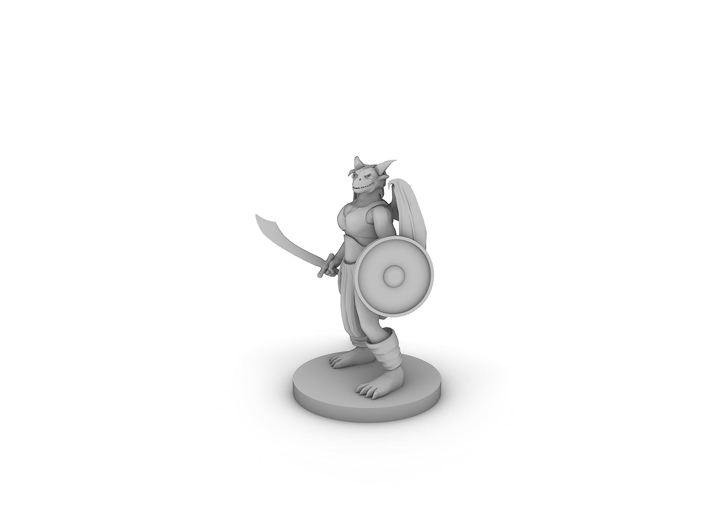 Female Dragonborn Druid Tabletop Dnd Gaming Miniature