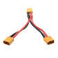 Maixbomr Short XT60 Parallel Battery Connector Cable,14AWG 1 Female to 2 Male Y Splitter Adapter Cable,10cm/3.93inch for RC Mult