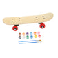 Holibanna 1set Skateboard Painting Kit Unfinished Graffiti Skateboard Deck for Boys and Girls Blank Board with Painting Tools an