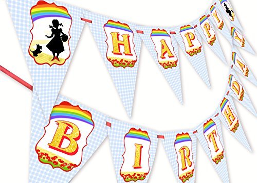 Wizard Happy Birthday Banner Pennant