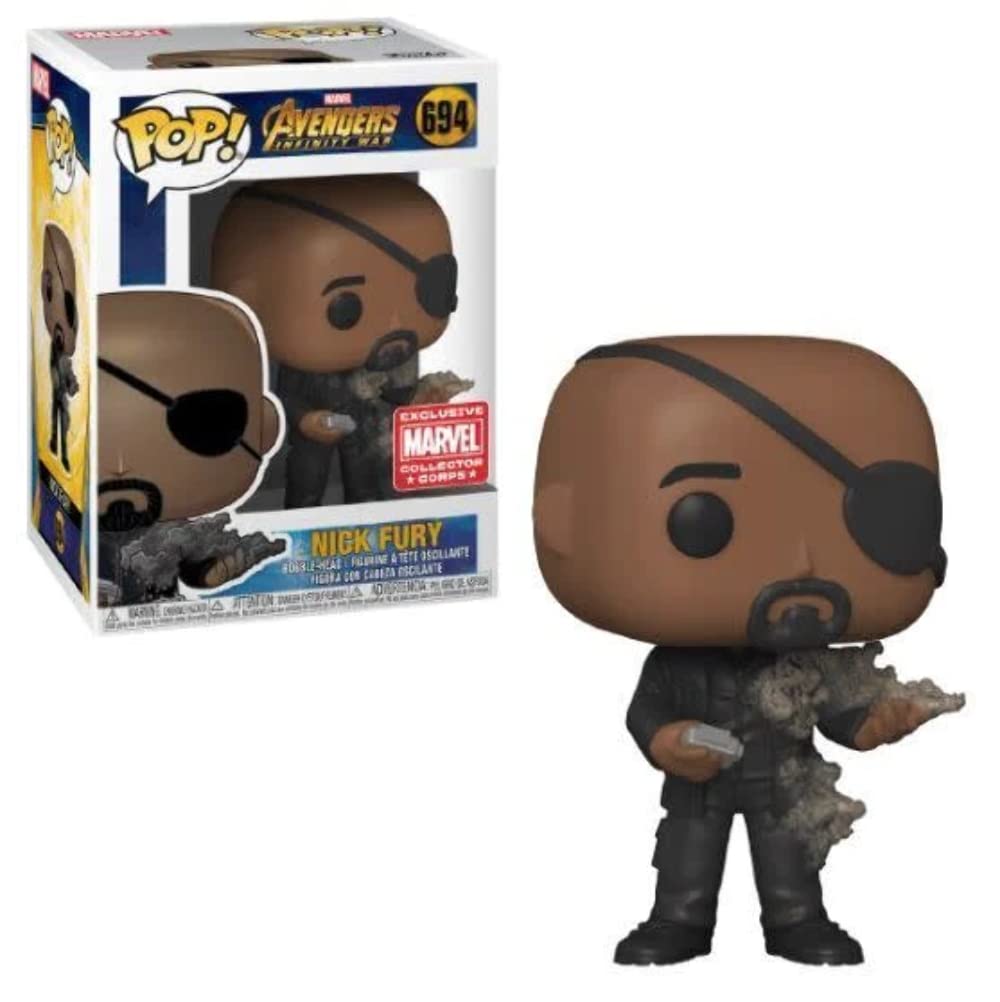 Funko Pop! Marvel 80 Years Classic Nick Fury 523 Nycc Shared Sticker Exclusive