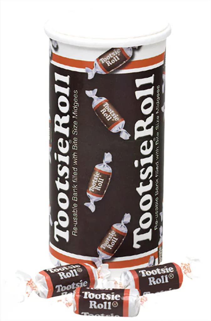 Tootsie Roll Bank, 4Oz (Pack Of 2)