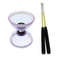 CALANDIS Juggling Toys Triple Bearing Diabolo with Handsticks & String Purple
