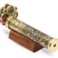 Rii Handcrafted Etched Floral Pattern Lacquered Brass Kaleidoscope Includes Two Separate Turning Wheels-A Unique Gift To My Son,