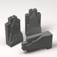 Classic Building Dark Gray Rock Bulk,Rock Panel 2X4X6 50 Piece, Compatible With Lego Parts And Pieces:Panel 2X4X6 Dark Gray (Col