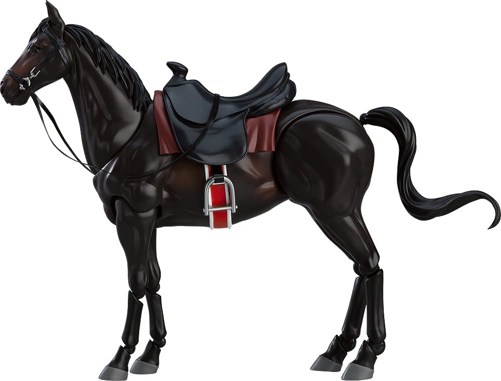 Max Factory Figma Horse Ver.2 [Black Deer Hair] Non-Scale Plastic Painted Action Figure, M06762