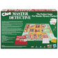 Winning Moves Clue Master Detective Game - Oversized Brass Tone Weapons, Multi-colored, for 10 Players, Ages 10+ - Model 1213