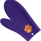 Fanpans Purple NCAA Clemson Tigers Silicone Grill Glove/Oven Mitt - One Size, Dishwasher Safe, Team Logo Design
