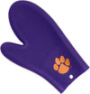 Fanpans Purple NCAA Clemson Tigers Silicone Grill Glove/Oven Mitt - One Size, Dishwasher Safe, Team Logo Design