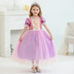 Princess Rapunzel Costume For Girls Rapunzel Dress With Accessories For Birthday Party Halloween Christmas Dress Up Costume (110(3-4T))