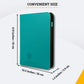 Card Guardian 9 Pocket Premium Trading Card Binder - Teal, Zippered, 30.5cm x 24.5cm, Compatible with Yugioh & MTG Cards