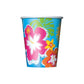 9oz Hula Girl Luau Party Cups, 8ct