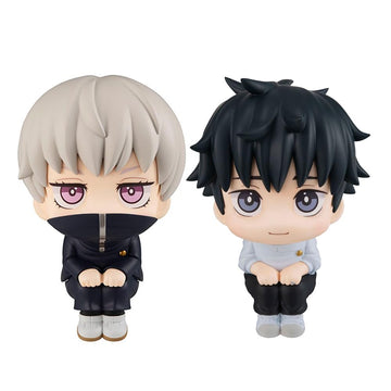 Puruuige 2pcs Okkotsu Yuta/Inumaki Toge Figures Anime Q Version Okkotsu Yuta Figurine 3.93'' Look Up Pose Model Statue PVC Cute 
