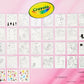 Crayola Color & Sticker Activity Set, Princess (foldalope)