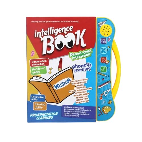 Pamidhar Intelligence Book, Interactive Children Book, Musical English Educational Phonetic Learning Book, Educational Toys (Mul