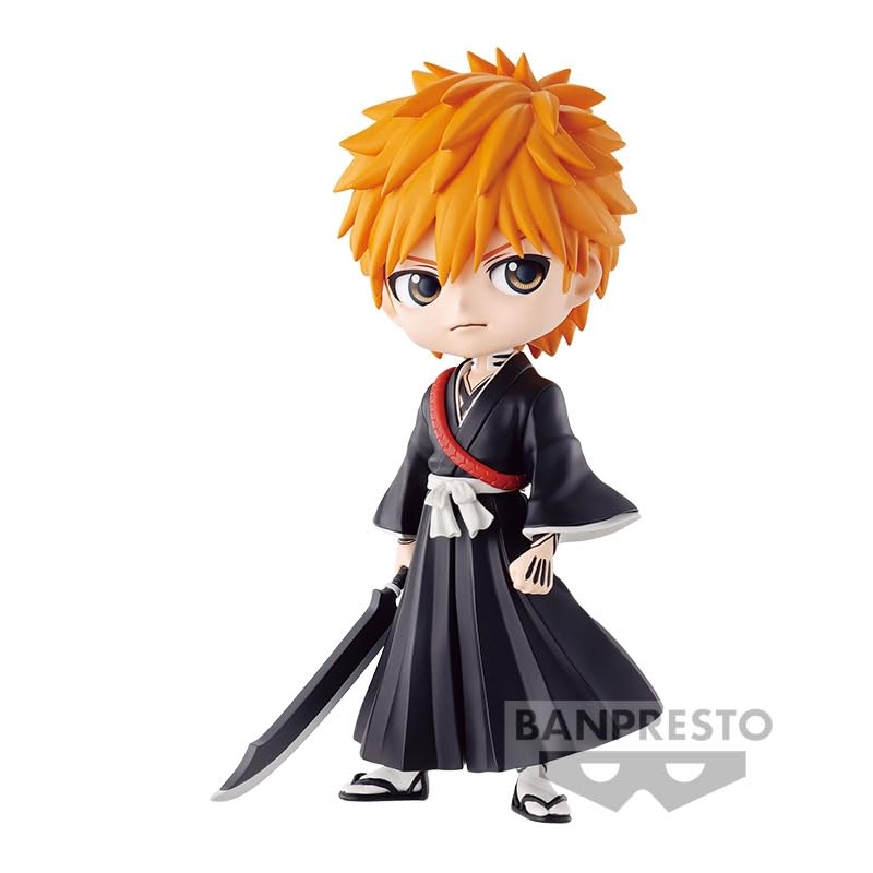 Banpresto - Bleach - Ichigo Kurosaki (Thousand Year Blood War Version A), Bandai Spirits Q Posket 5.5 Inch (Pack Of 1)