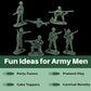 U. S. Toy Green Army Men Toy Soldiers Set, Classic Military Action Figures For Kids, Imaginative Play, Party Favors, And Collect