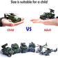 Shellvcase Diecast Military Vehicles, 6 Pack Army Toys Assorted Alloy Metal Model Cars Tank,Helicopter,Panzer,Anti-Air Vehicle Playsets Gift For Boys Kids Age 6 7 8 9 10