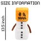 Weddye Mycraft Plushies Snow Golem Toy, 2"x4"x2", Multicolored Cotton Video Game Collectible, Model 740651157516