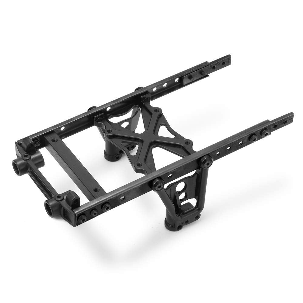 QUE-T RC 6x6 Steel Body Chassis Frame Kit for 1/10 RC Axial SCX10 Crawler Car