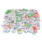 Junior Learning Vowel Puzzles - Match Long & Short Vowels With Similar Sounds, Multicolor