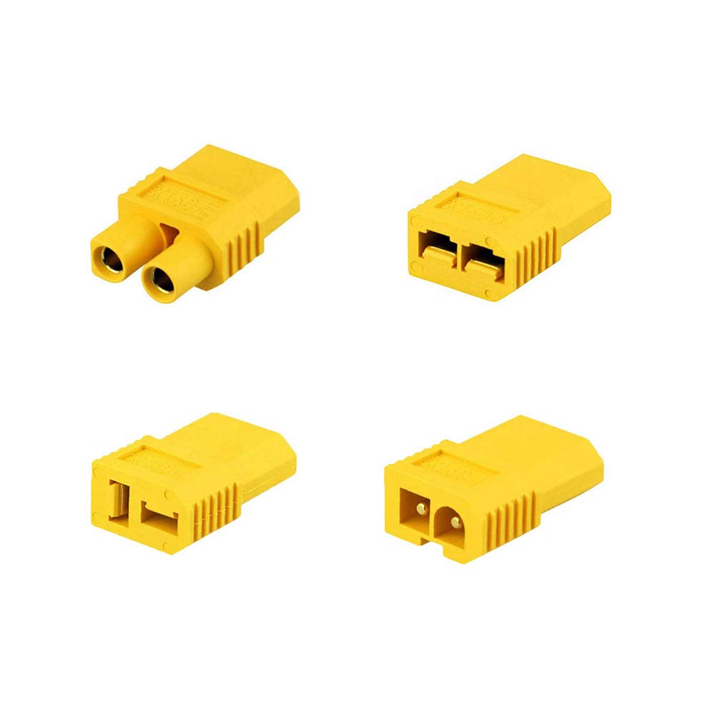 Amass XT60 Male to Connector Deans T/Tr / EC3 /Big Tamiya Plug Female Converter Adapter for RC Lipo Battery