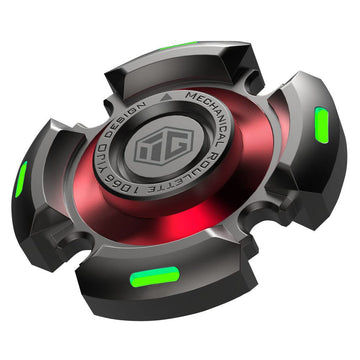 Fidget Spinners For Adults And Kids, Stress Anxiety Adhd Relief Figets Toy, Metal Finger Hand Spinner Toys With Luminous Light,