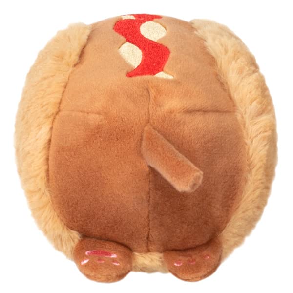 Squishable Dachshund Hot Dog Plush, 5'' Brown Polyester Toy, Model 841024112801