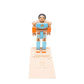 Once Kids Playhard Hero Action Figures – Fir Wood Baby Toys For Imaginative Play –Sturdy & Durably Packaged Hero Toy For Kids