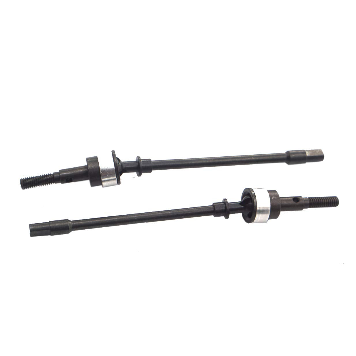 2PCS Vgoohobby Stainless Steel CVD Drive Shaft Dogbone Hop-Up Parts Compatible with Axial SCX10 1/10 RC Climbing Car Crawlers Bu
