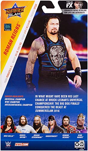 Wwe Roman Reigns Elite Collection Deluxe Action Figure With Realistic Facial Detailing, Iconic Ring Gear & Accessories