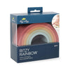 Itzy Ritzy Rainbow Stacker Toy - 5 Arches for Stacking, Develops Hand-Eye Coordination, TPE Material, Colorful Design