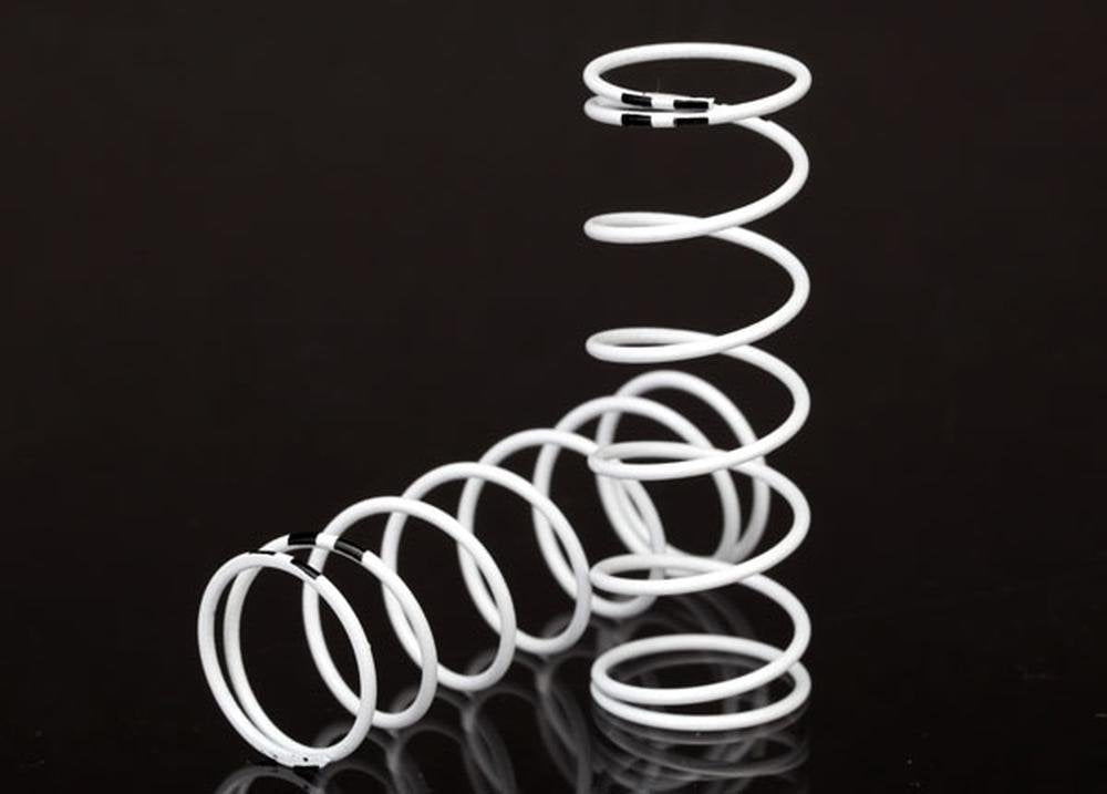 Traxxas GTR Shock Spring, XXLong, White (rate .874 Black)