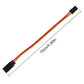 ACEIRMC 10pcs 3-Pin Servo Extension Cable Cord Female to Male Lead Wire Connector JR for RC Car Airplanes Remote Control (15cm)