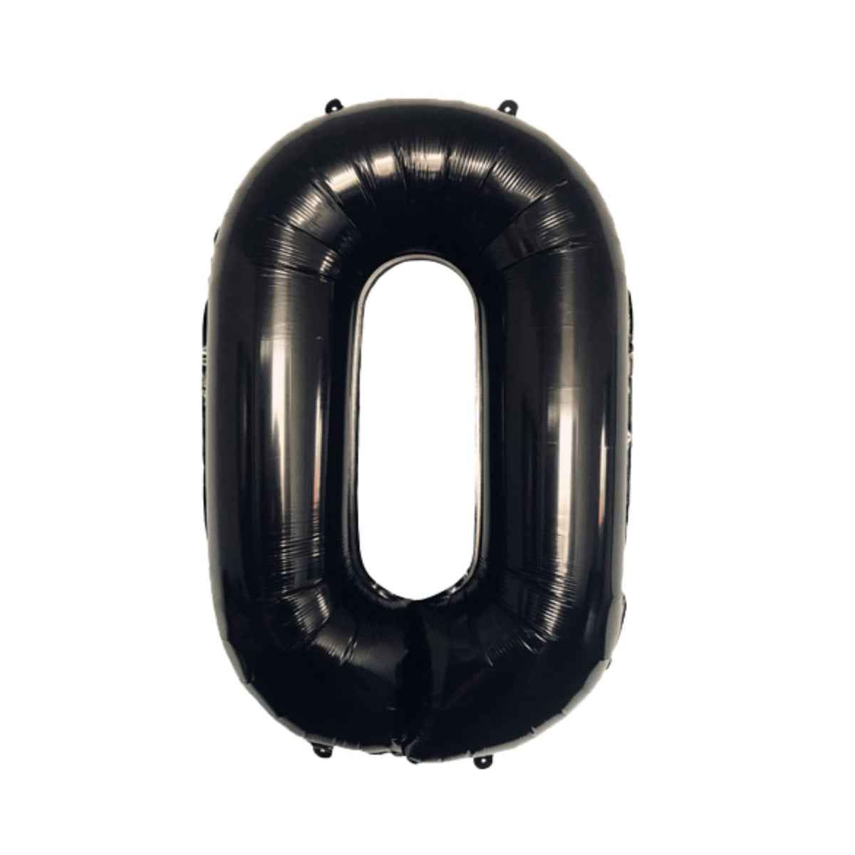 Party Decorz 0 Number Black Foil Balloon/Zero Number Black Big Size Foil Balloon (32 Inch,1pcs) For Birthday,Anniversary, Surpri