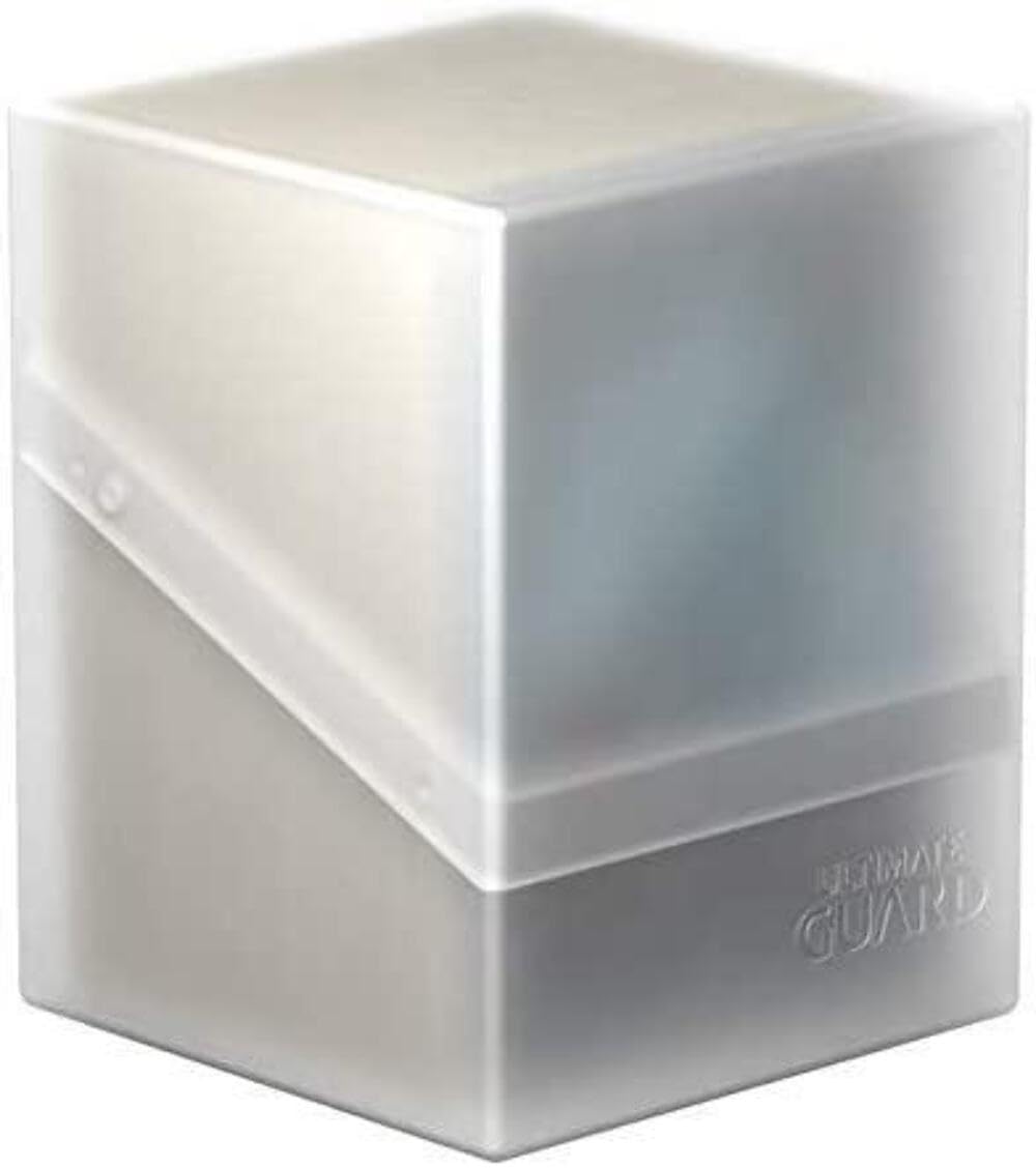 Ultimate Guard Boulder 100+ Classic, Deck Case For 100 Double-Sleeved Tcg Cards, Frosted, Secure & Durable Storage For Trading C