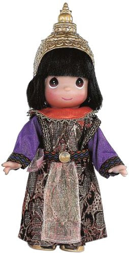 The Doll Maker 9" Precious Moments Doll, Linda Rick, Vinyl, One Color, Model 3504, Thailand Children of The World