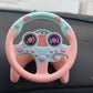 Yohencin Baby Steering Wheel Toy, Kids Steering Wheel For Car Backseat A Variety Of Car Sound Effects To Develop Baby'S Auditory