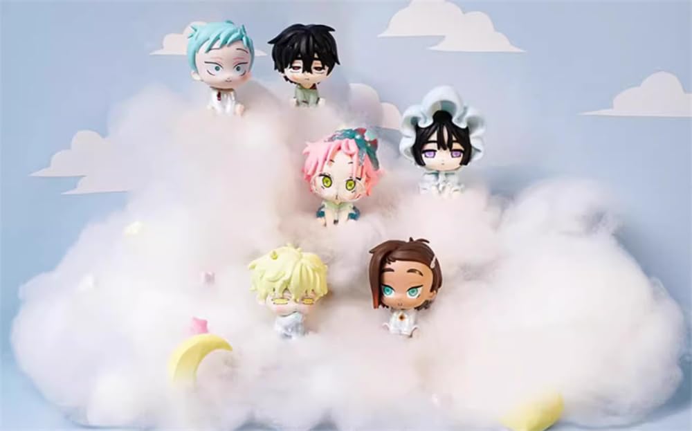 Anime Baby Series Figure Blind Box, Ivan Till MIZI SUA Luka HYUNA Officially Licensed Kawaii PVC Figure Collection Gift (Set 6pc