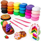 Promote Trader Pack Of 12 Ultralight Modelling Air Dry Clay For Kids Boys Girls Rainbow Coloured Soft Clay Slime With Modelling 
