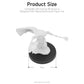 DisplayMore 100Pcs Round Plastic Model Bases 32mm for Gaming Miniatures or Wargames Role Playing Board Game Figure Toy (100PCS-3